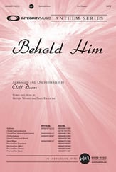 Behold Him SATB choral sheet music cover